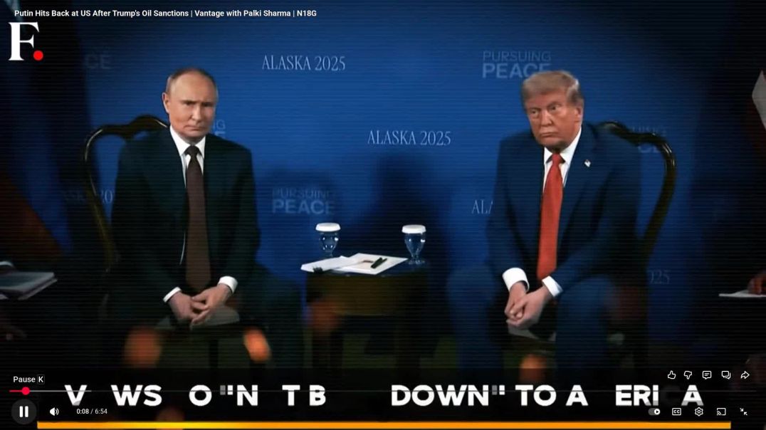 Putin Hits Back at US After Trump's Oil Sanctions  Vantage with Palki Sharma  N18G