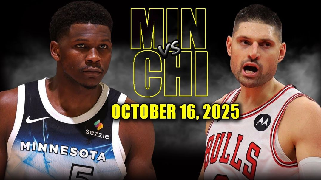 ⁣Minnesota Timberwolves vs Chicago Bulls Full Game Highlights - October 16, 2025 NBA Preseason