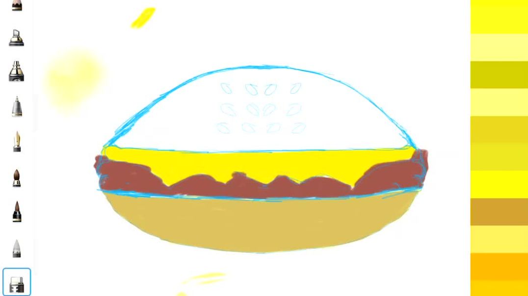 Drawing A Burger