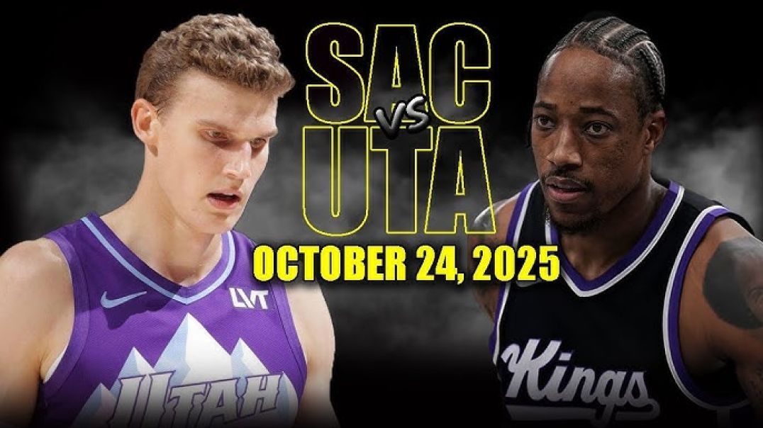 Sacramento Kings vs Utah Jazz Full Game Highlights - October 24, 2025 NBA Season
