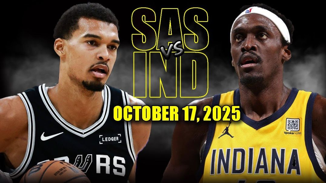 ⁣San Antonio Spurs vs Indiana Pacers Full Game Highlights - October 17, 2025 NBA Preseason