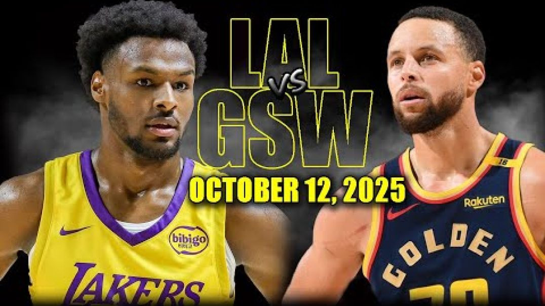 ⁣Los Angeles Lakers vs Golden State Warriors Full Game Highlights - October 12, 2025 NBA Preseason