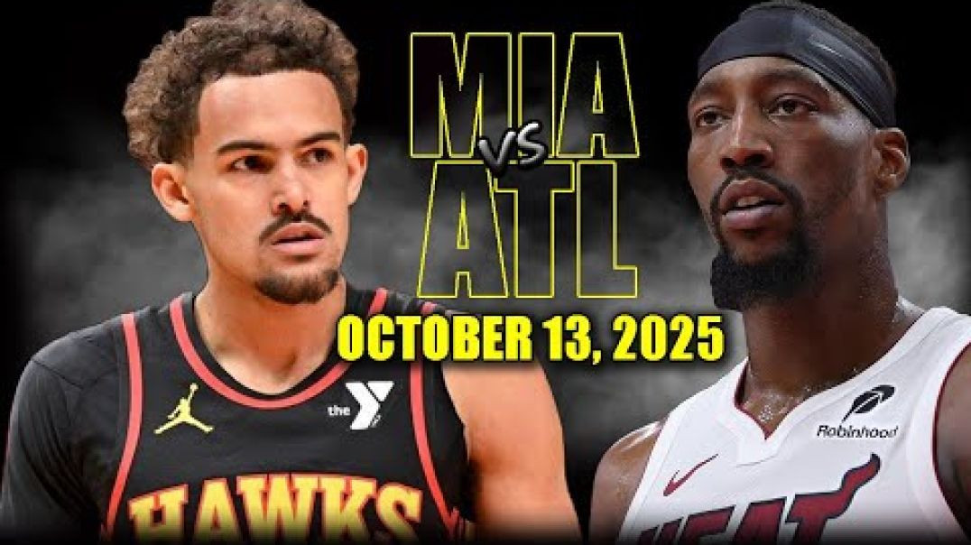 ⁣Miami Heat vs Atlanta Hawks Full Game Highlights - October 13, 2025 NBA Preseason