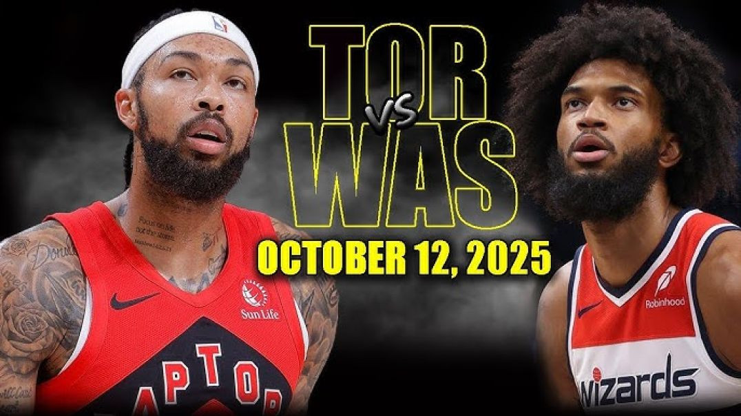 ⁣Toronto Raptors vs Washington Wizards Full Game Highlights - October 12, 2025 NBA Preseason