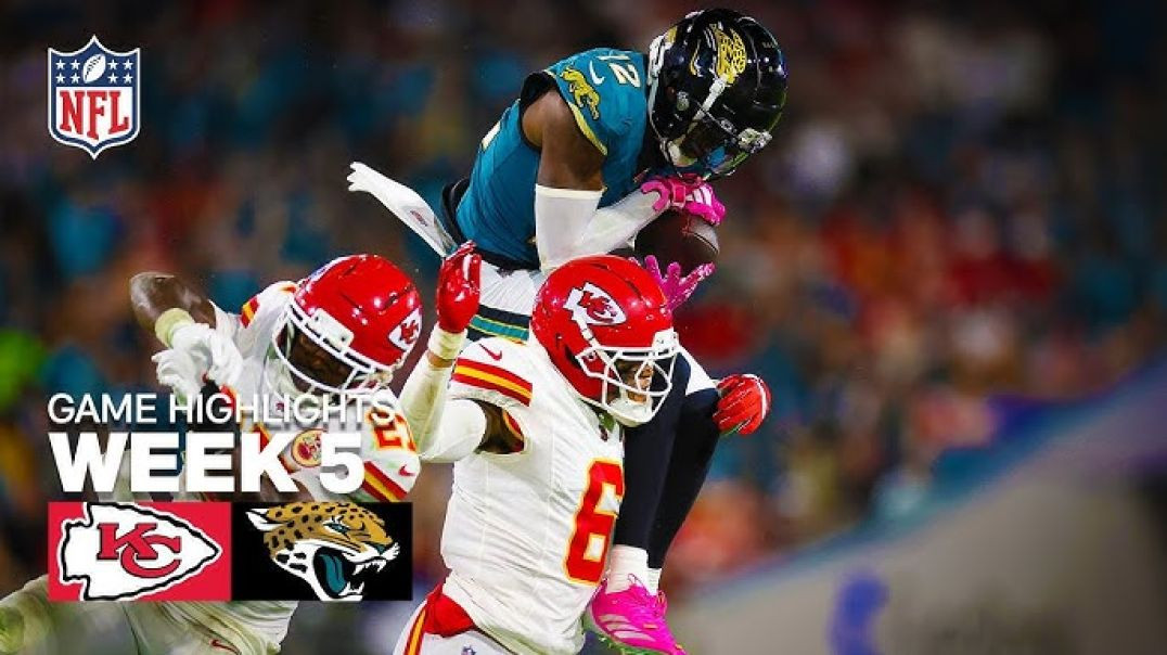 ⁣Kansas City Chiefs vs Jacksonville Jaguars Game Highlights 2025 NFL Season Week 5