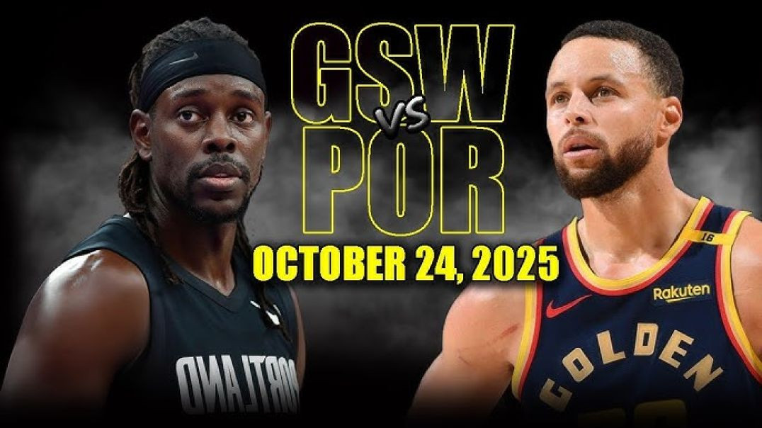Golden State Warriors vs Portland Trail Blazers Full Game Highlights - October 24, 2025 NBA Season