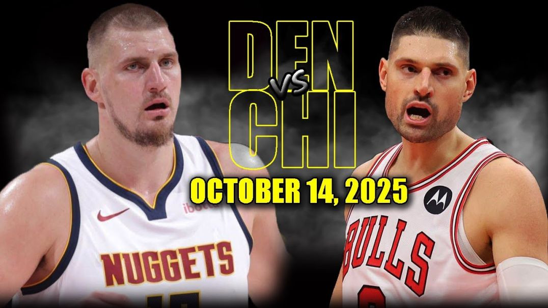 ⁣Denver Nuggets vs Chicago Bulls Full Game Highlights - October 14, 2025 NBA Preseason