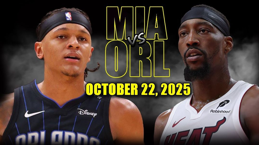 ⁣Miami Heat vs Orlando Magic Full Game Highlights - October 22, 2025 NBA Season