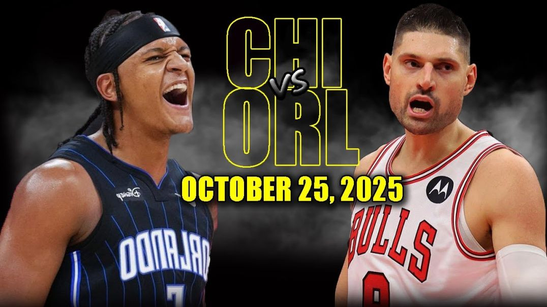 Chicago Bulls vs Orlando Magic Full Game Highlights - October 25, 2025 NBA Season