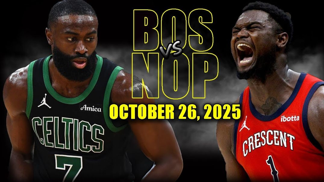 Boston Celtics vs New Orleans Pelicans Full Game Highlights - October 27, 2025 NBA Season