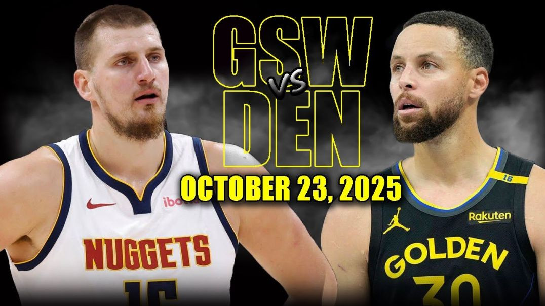 ⁣Golden State Warriors vs Denver Nuggets Full Game Highlights - October 23, 2025 NBA Season