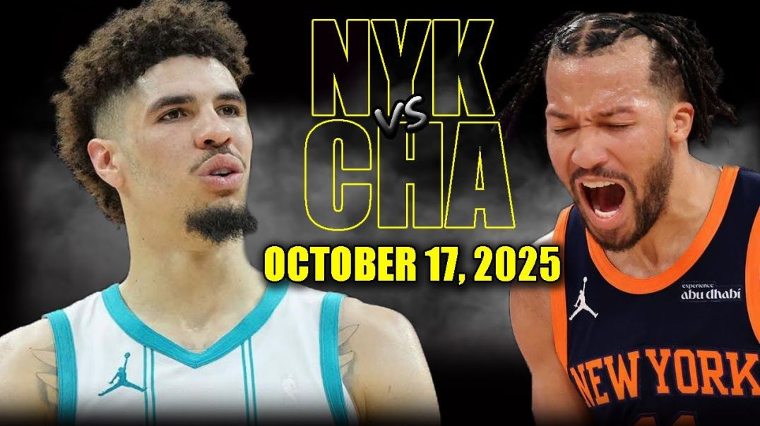 ⁣New York Knicks vs Charlotte Hornets Full Game Highlights - October 17, 2025 NBA Preseason