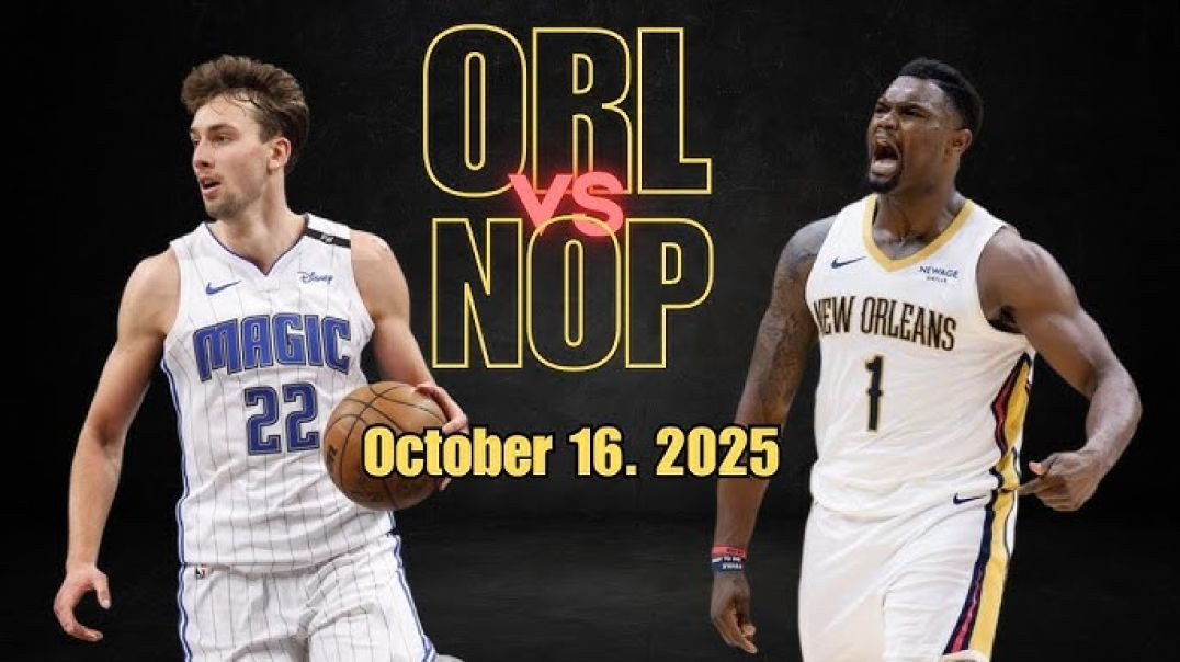 ⁣New Orleans Pelicans vs Orlando Magic Full Game Highlights - October 16, 2025 NBA Preseason