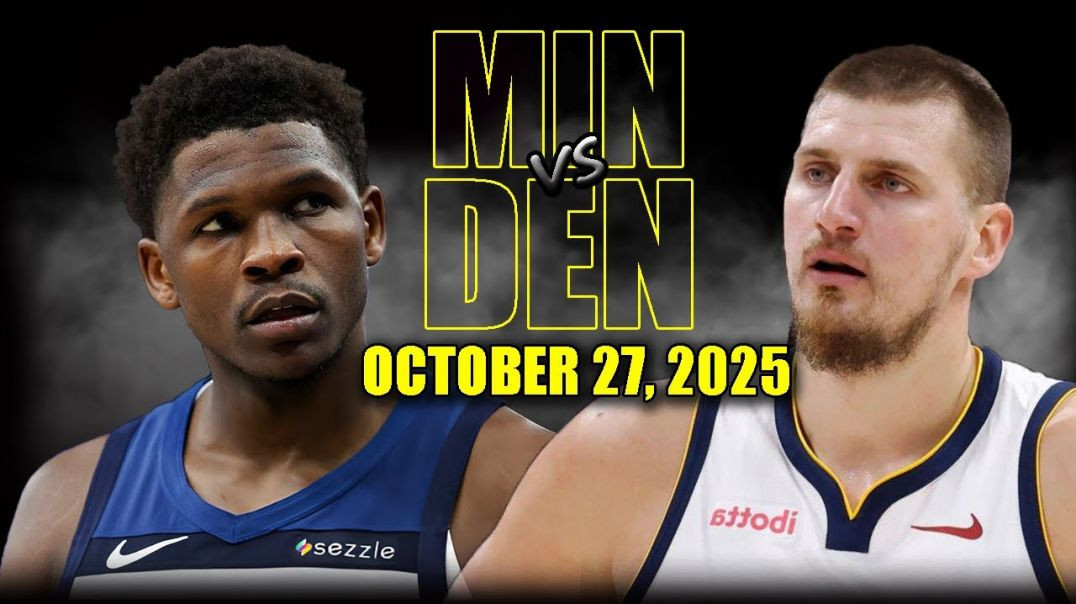 ⁣Minnesota Timberwolves vs Denver Nuggets Full Game Highlights - October 27, 2025 NBA Season
