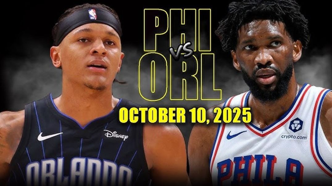 ⁣Philadelphia 76ers vs Orlando Magic Full Game Highlights - October 10, 2025 NBA Preseason