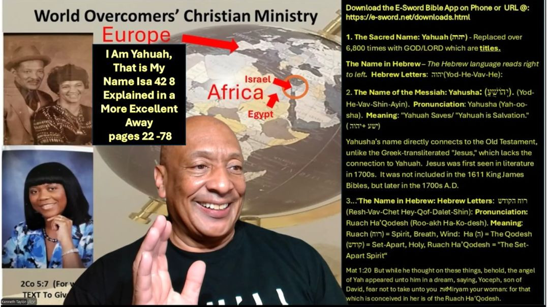 ⁣I Am Yahuah, That is My Name Isa 42 8 Explained in a More Excellent Away - pages 22 -78 Pt A
