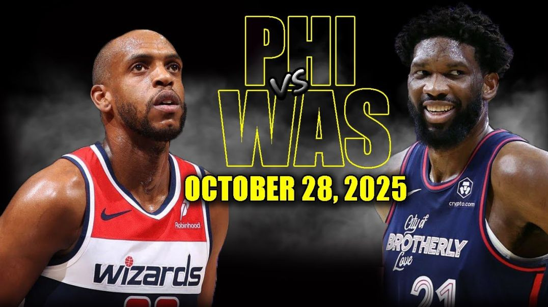 Philadelphia 76ers vs Washington Wizards Full Game Highlights - October 28, 2025 NBA Season