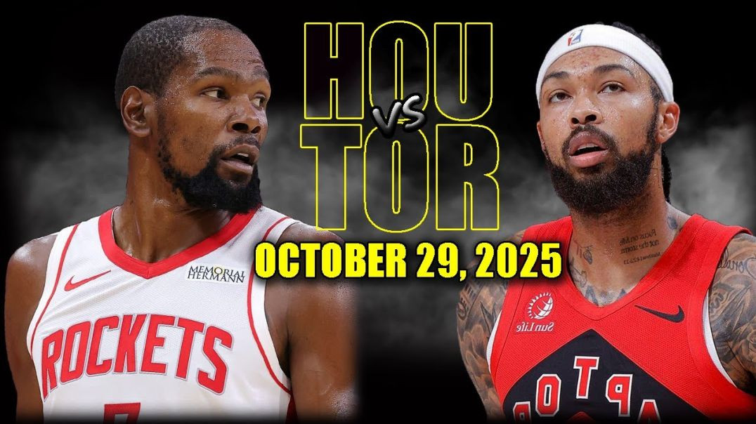 ⁣Houston Rockets vs Toronto Raptors Full Game Highlights - October 29, 2025 NBA Season