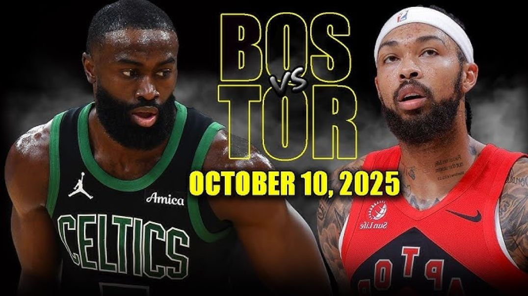 ⁣Boston Celtics vs Toronto Raptors Full Game Highlights - October 10, 2025 NBA Preseason