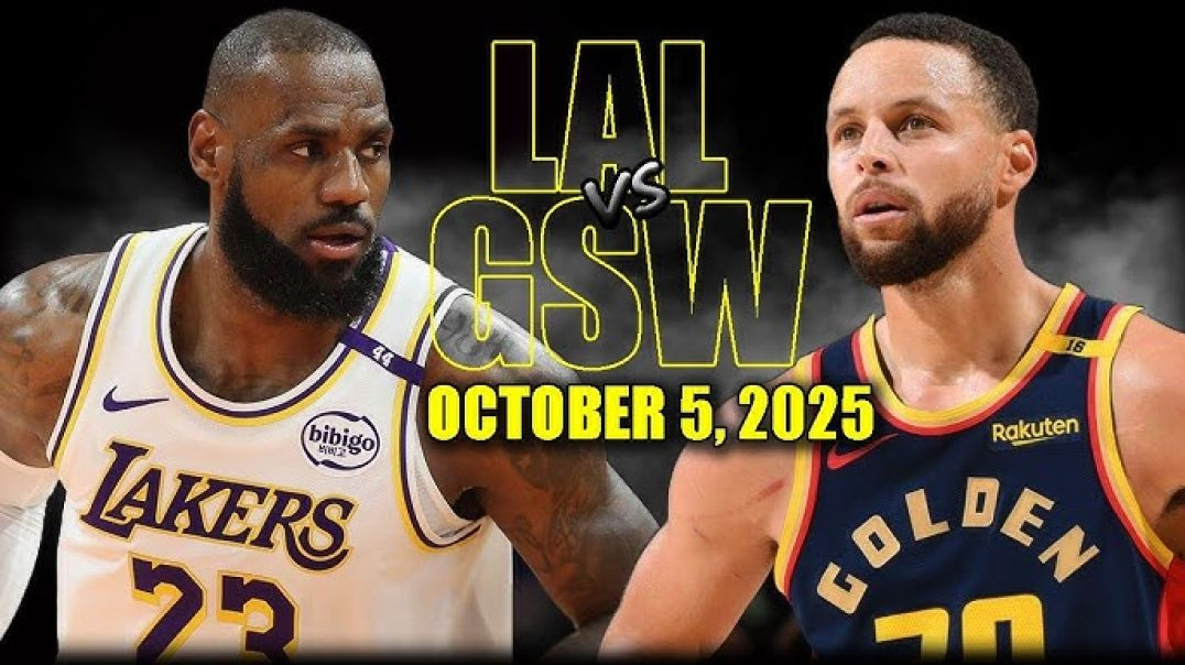 ⁣Los Angeles Lakers vs Golden State Warriors Full Game Highlights - October 5, 2025 NBA Preseason