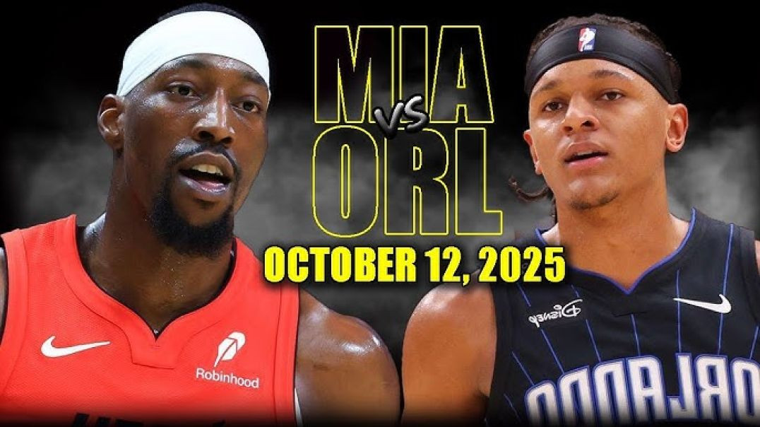 ⁣Miami Heat vs Orlando Magic Full Game Highlights - October 12, 2025 NBA Preseason
