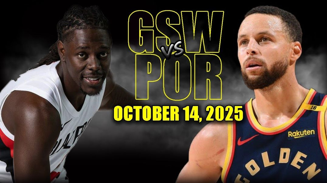 ⁣Golden State Warriors vs Portland Trail Blazers Full Game Highlights - October 14, 2025 Preseason