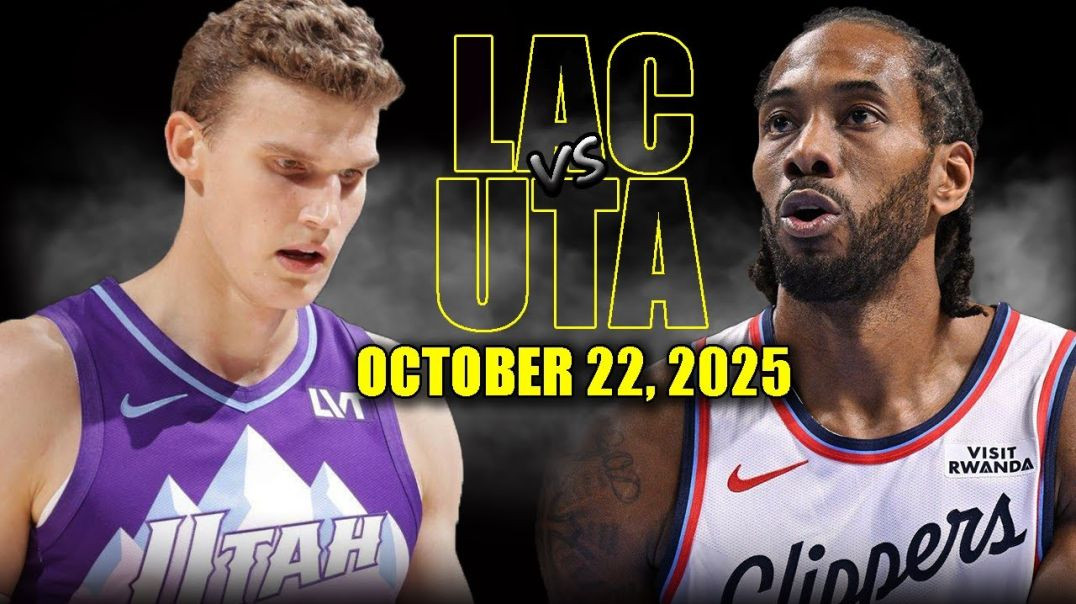 ⁣Los Angeles Clippers vs Utah Jazz Full Game Highlights - October 22, 2025 NBA Season
