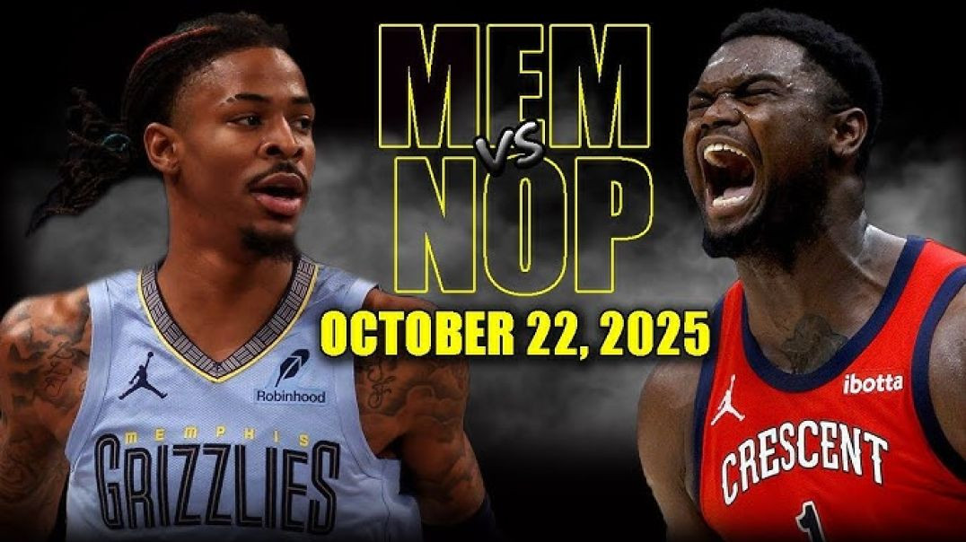 ⁣New Orleans Pelicans vs Memphis Grizzlies Full Game Highlights - October 22, 2025 NBA Season