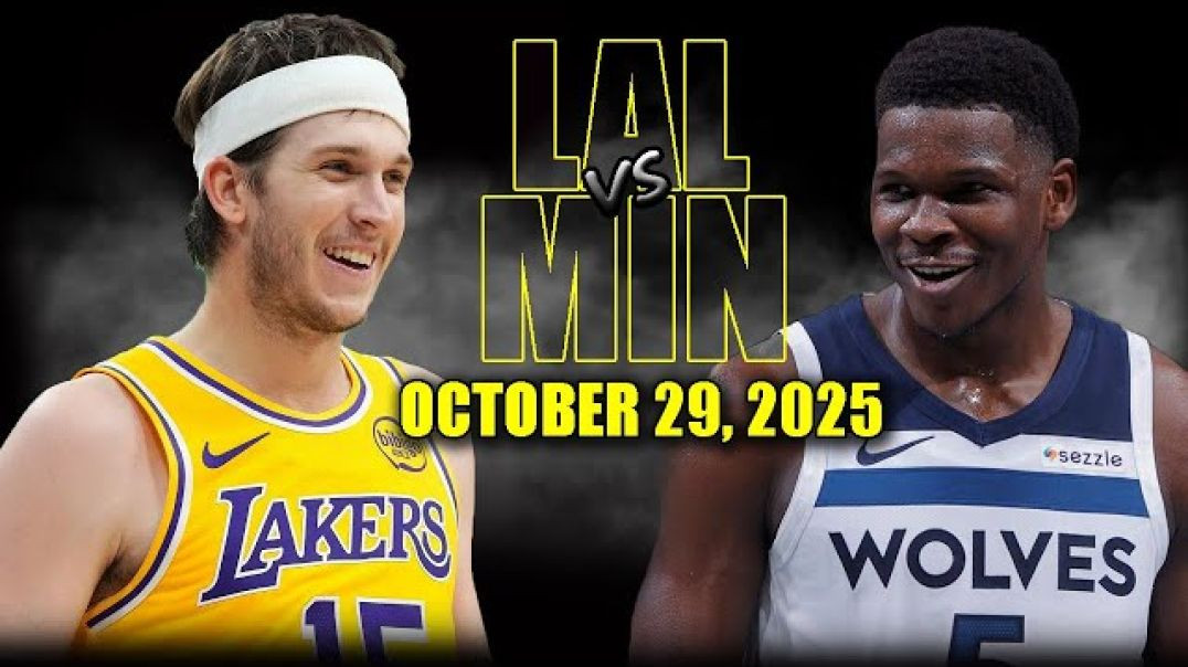 Los Angeles Lakers vs Minnesota Timberwolves Full Game Highlights - October 29, 2025 NBA Season