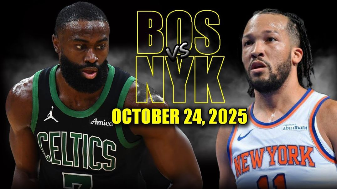 Boston Celtics vs New York Knicks Full Game Highlights - October 24, 2025 NBA Season