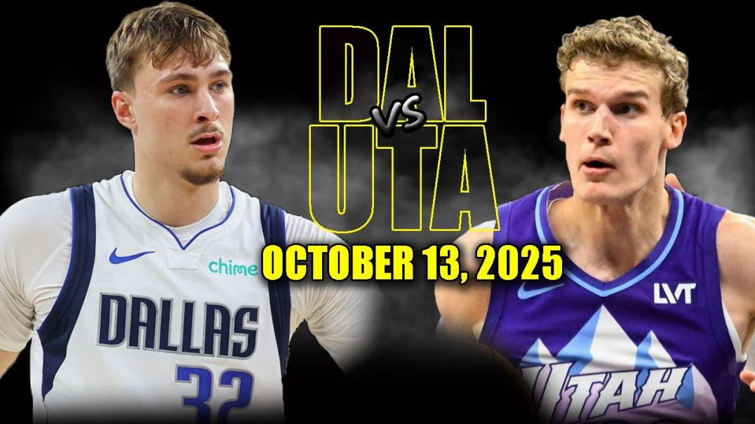 ⁣Dallas Mavericks vs Utah Jazz Full Game Highlights - October 13, 2025 NBA Preseason
