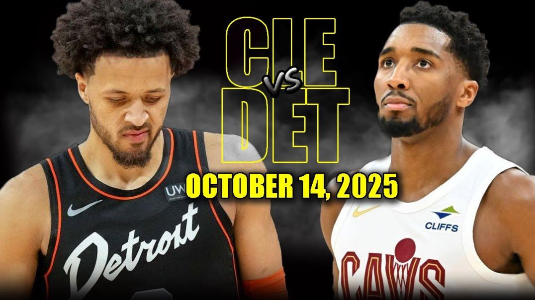 ⁣Cleveland Cavaliers vs Detroit Pistons Full Game Highlights - October 14, 2025 NBA Preseason