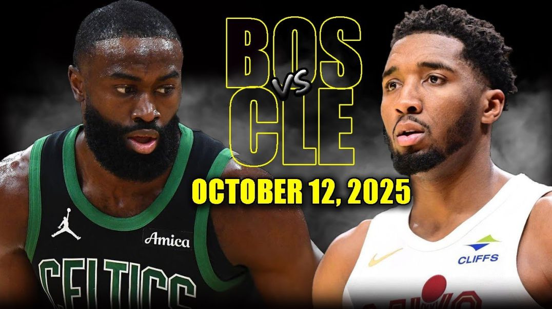 ⁣Boston Celtics vs Cleveland Cavaliers Full Game Highlights - October 12, 2025 NBA Preseason