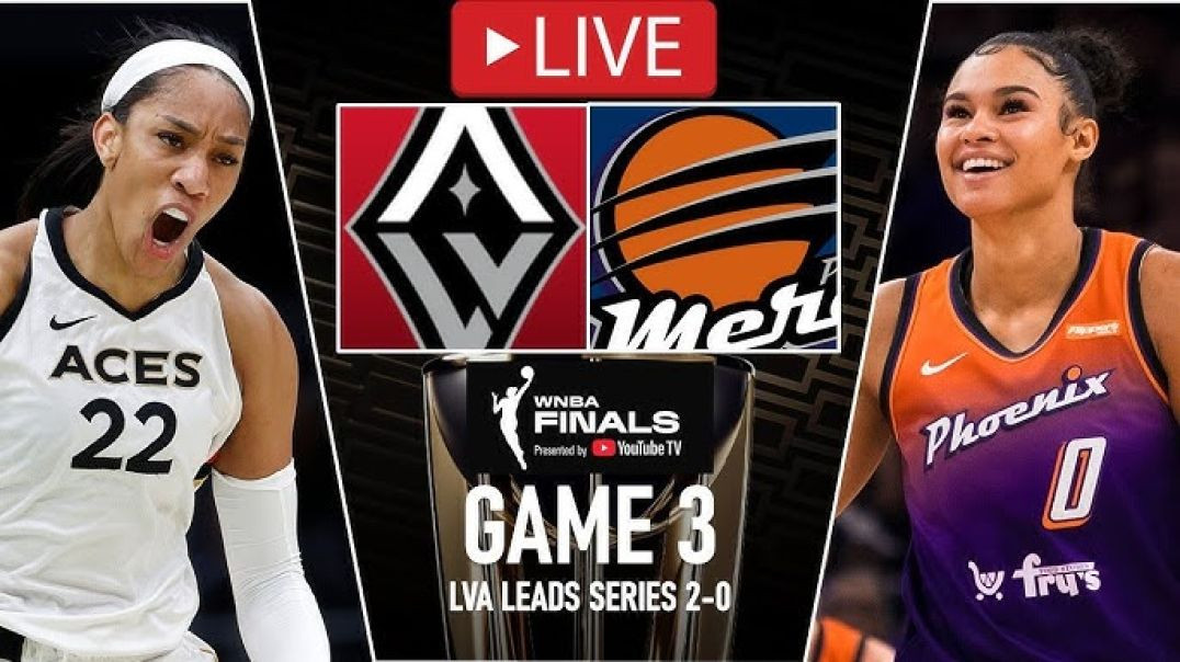 ⁣Las Vegas Aces vs. Phoenix Mercury FULL GAME HIGHLIGHTS October 8, 2025