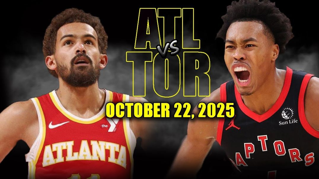 ⁣Atlanta Hawks vs Toronto Raptors Full Game Highlights - October 22, 2025 NBA Season