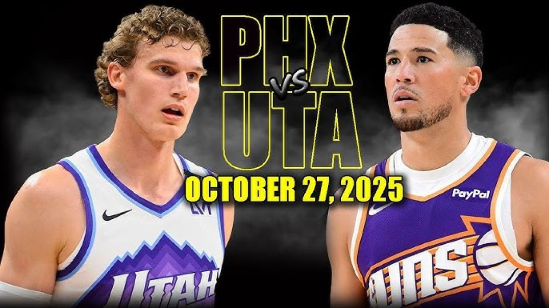 ⁣Phoenix Suns vs Utah Jazz Full Game Highlights - October 27, 2025 NBA Season