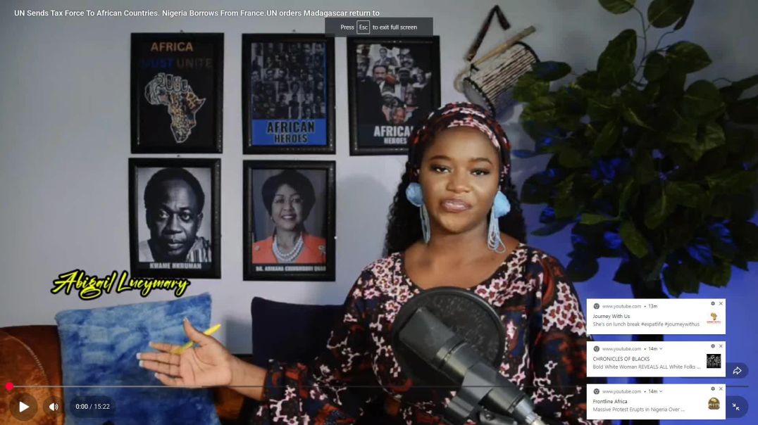 ⁣UN Sends Tax Force To African Countries