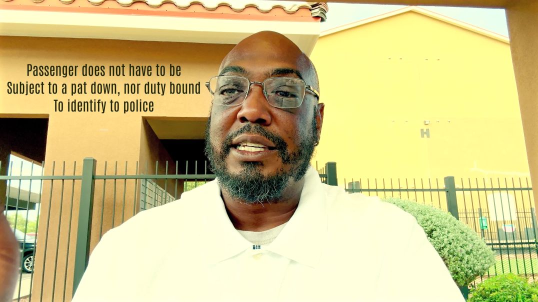 ⁣IS getting out the Vehicle a lawful order for you?