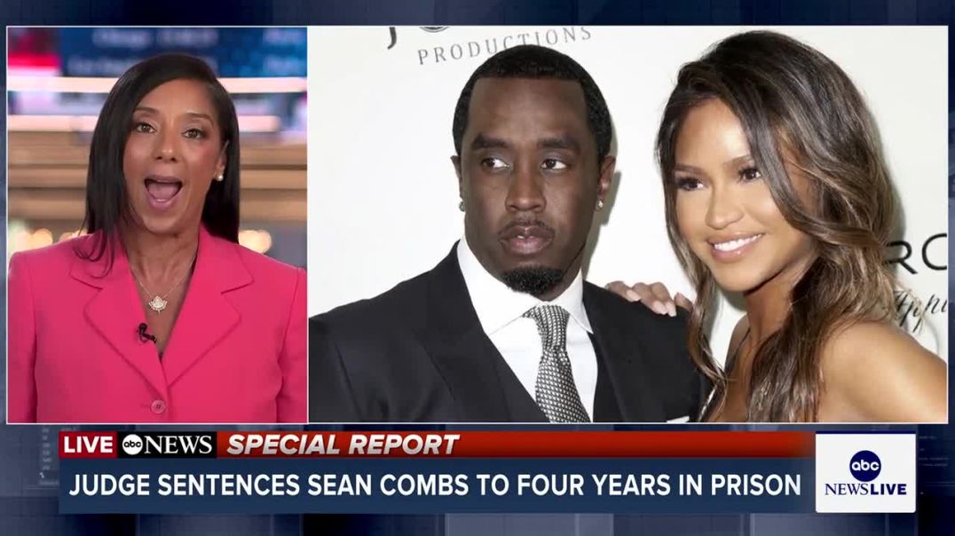 ⁣Sean Diddy Combs sentencing updates : Combs gets just over 4 years in prison