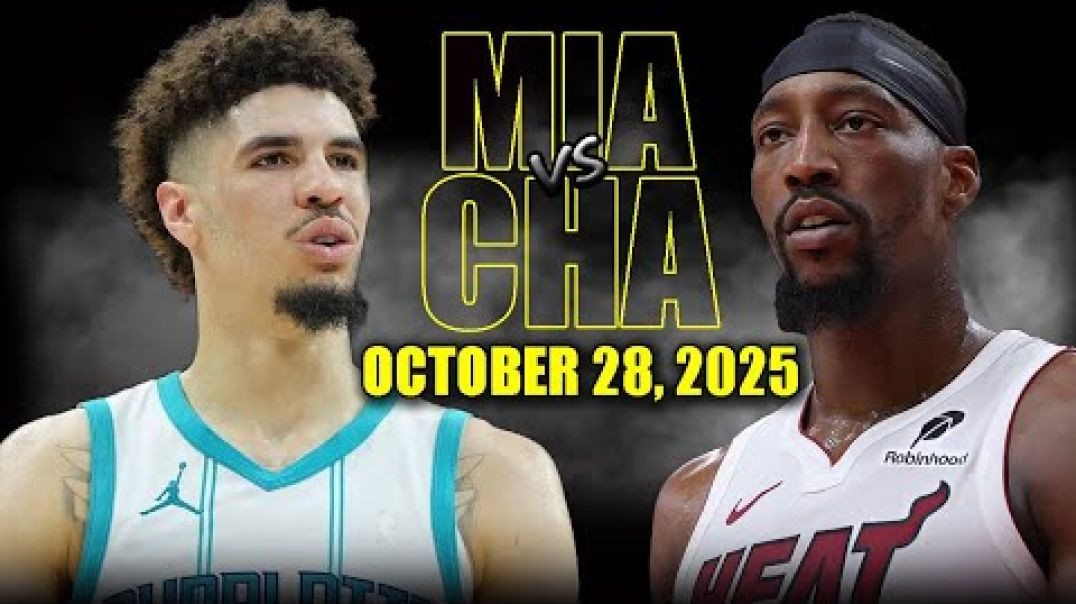 ⁣Miami Heat vs Charlotte Hornets Full Game Highlights - October 28, 2025 NBA Season