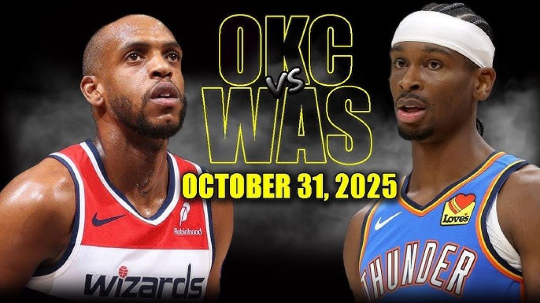 ⁣Oklahoma City Thunder vs Washington Wizards Full Game Highlights - October 30, 2025 NBA Season