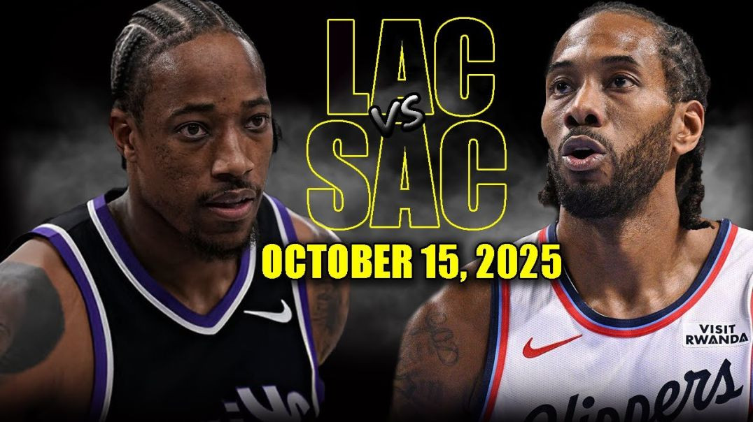 ⁣Los Angeles Clippers vs Sacramento Kings Full Game Highlights - October 15, 2025 NBA Preseason