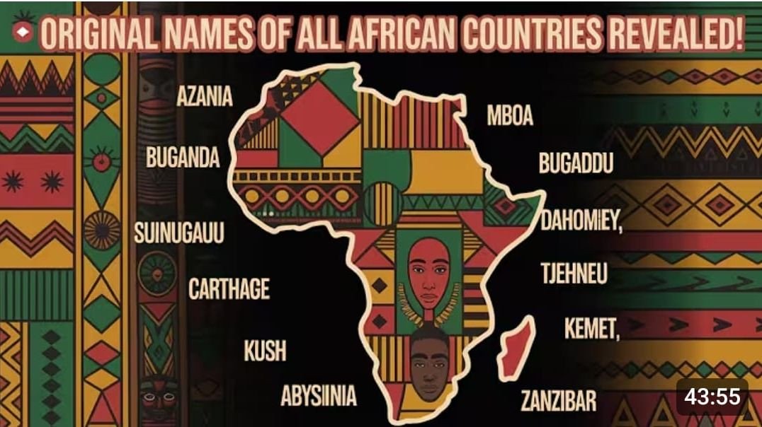 ⁣The Original Names of All African Countries Before Colonization (and What They Mean)