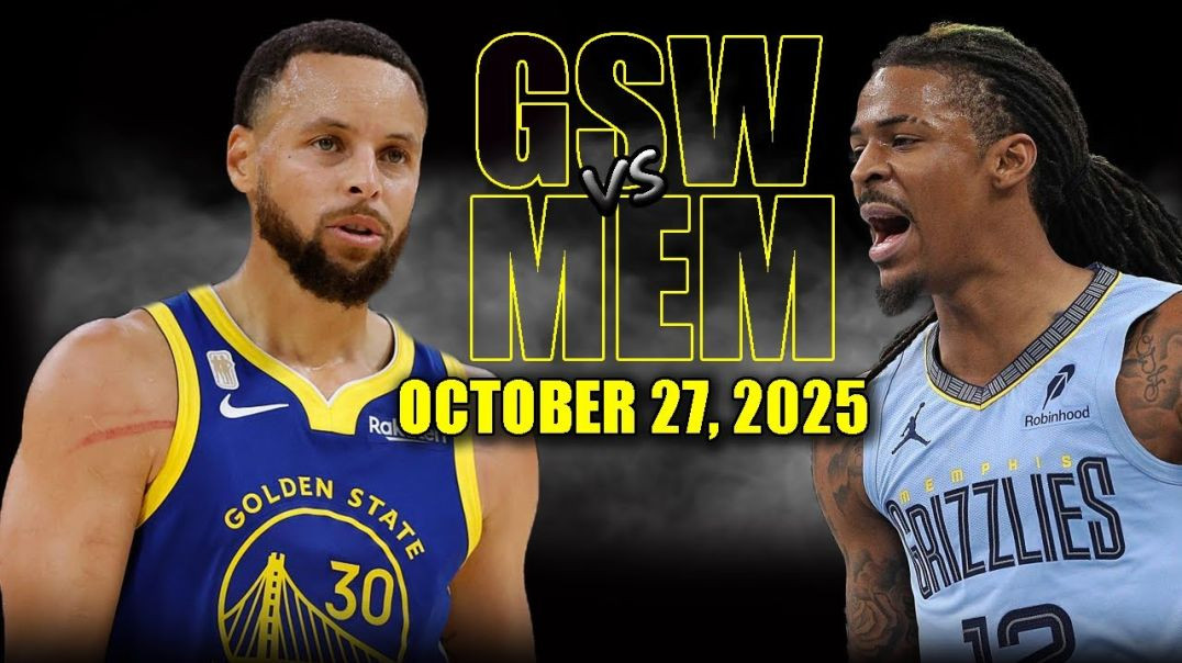 ⁣Golden State Warriors vs Memphis Grizzlies Full Game Highlights - October 27, 2025 NBA Season