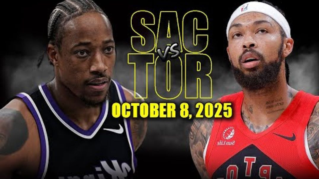 ⁣Sacramento Kings vs Toronto Raptors Full Game Highlights - October 8, 2025 NBA Preseason