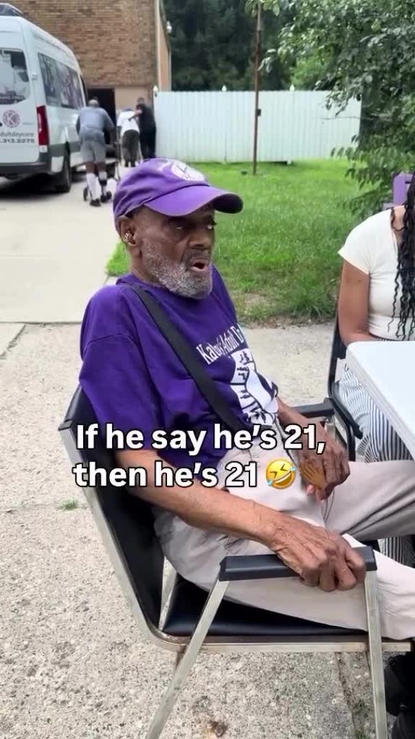 🤣( via @revolt: Grandpa said somebody lying about his age and it's not him/ 🎥TikTok: @excelwith