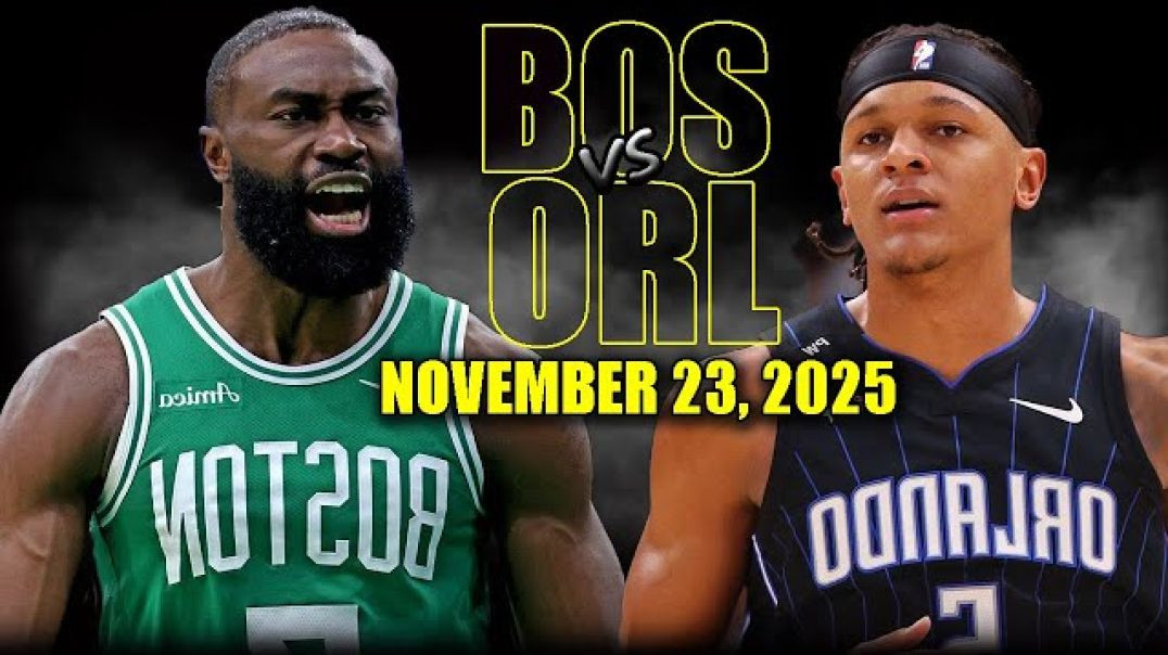 ⁣Boston Celtics vs Orlando Magic Full Game Highlights - November 23, 2025 NBA Season