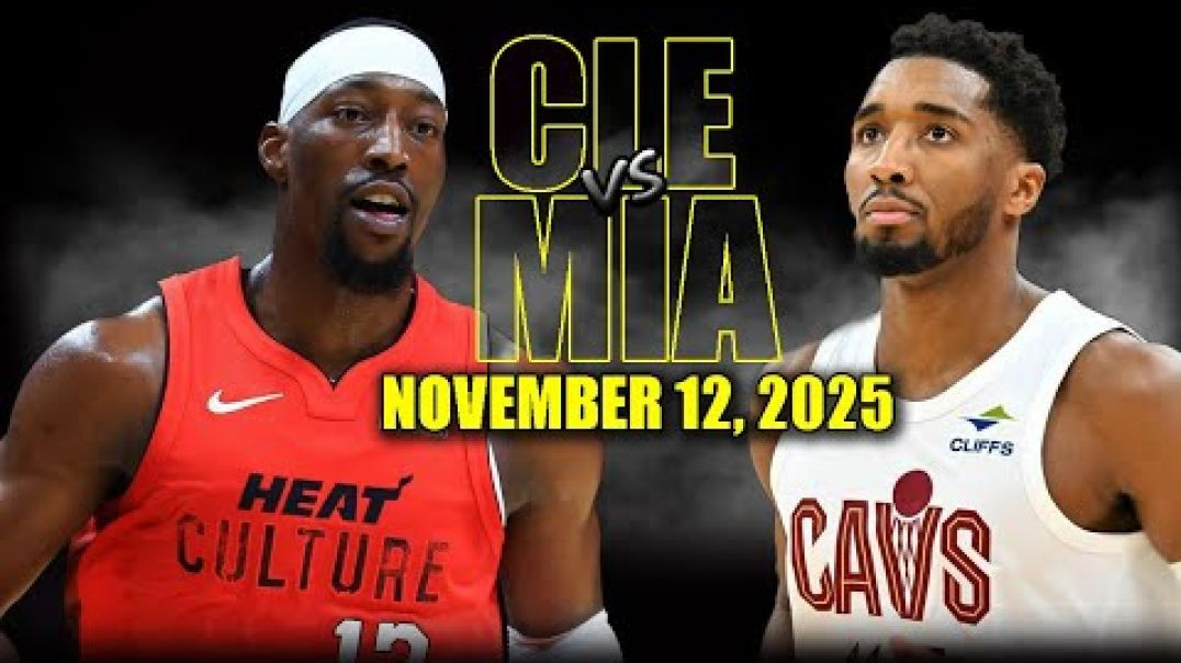 ⁣Cleveland Cavaliers vs Miami Heat Full Game Highlights - November 12, 2025 NBA Season
