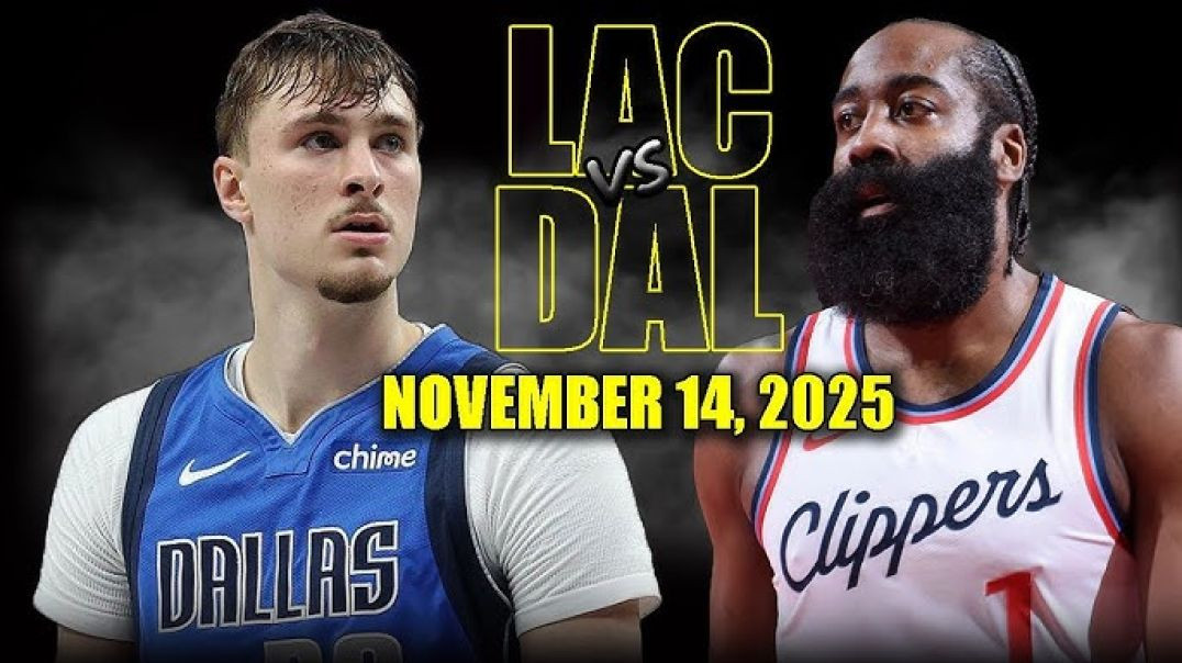 ⁣Los Angeles Clippers vs Dallas Mavericks Full Game Highlights - November 14, 2025 NBA Season