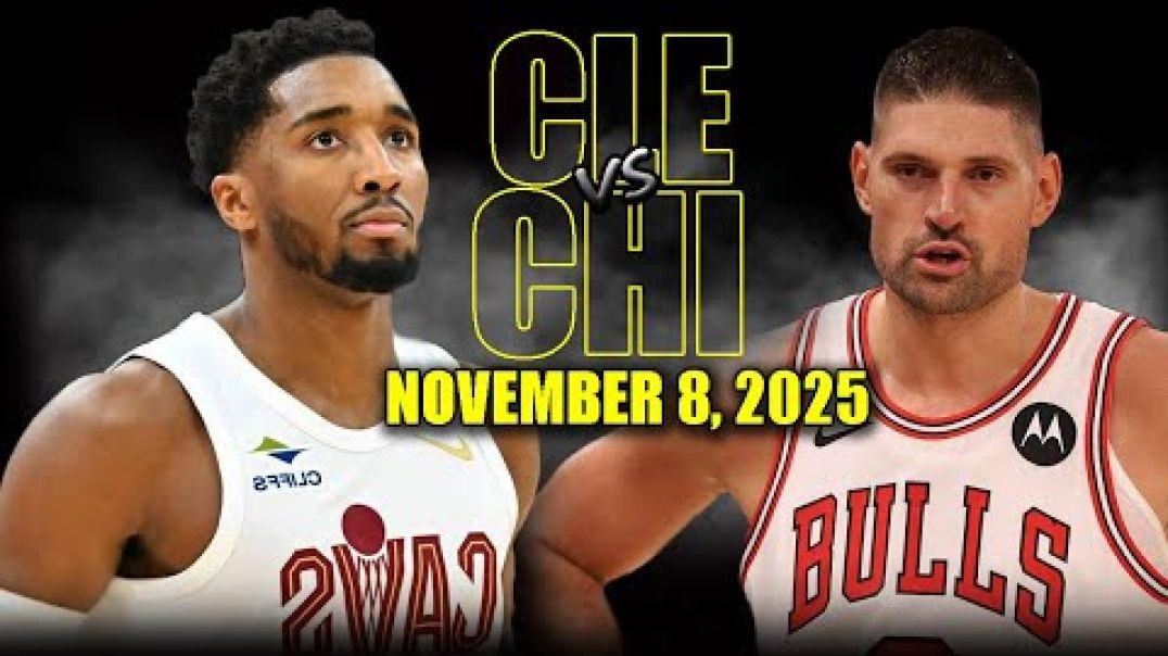 ⁣Cleveland Cavaliers vs Chicago Bulls Full Game Highlights - November 8, 2025 NBA Season